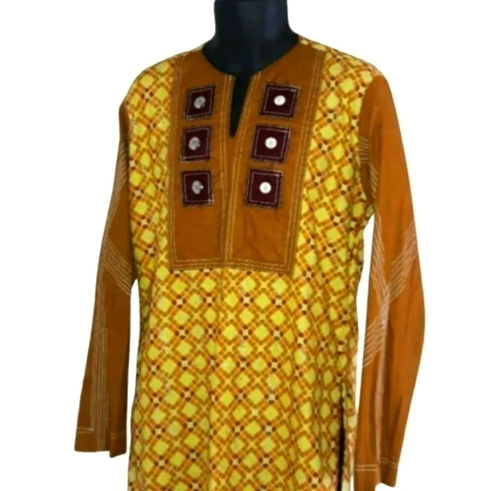 JENESUS Tribal Dashiki Shirt, L - Picture 7 of 8